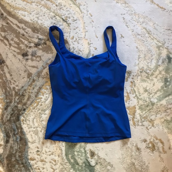 Carbon38 Diamond Compression Royal Blue Tank Top - Picture 3 of 5
